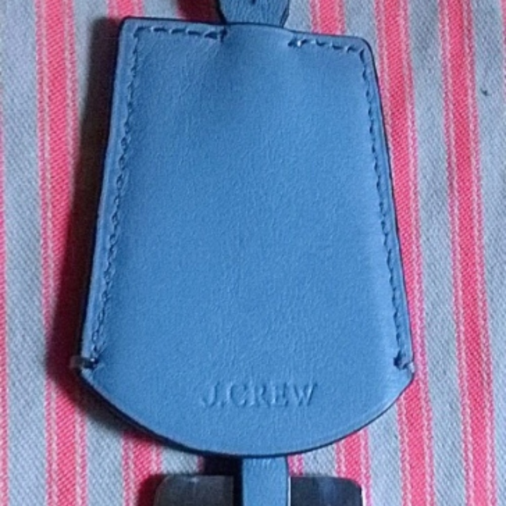 NWOT - J Crew Handbag Accessory / Tag - Blue